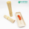 Best price disposable round bamboo skewer stick with custom logo